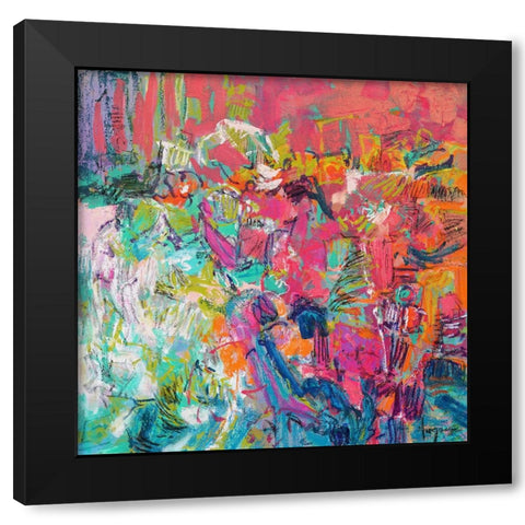 Soulful Sweet Surrender II Black Modern Wood Framed Art Print by Fagan, Dorothy