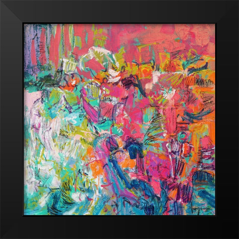 Soulful Sweet Surrender II Black Modern Wood Framed Art Print by Fagan, Dorothy