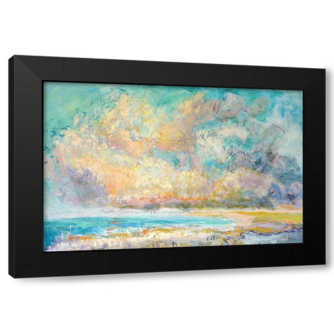Ever Deeply II Black Modern Wood Framed Art Print with Double Matting by Fagan, Dorothy
