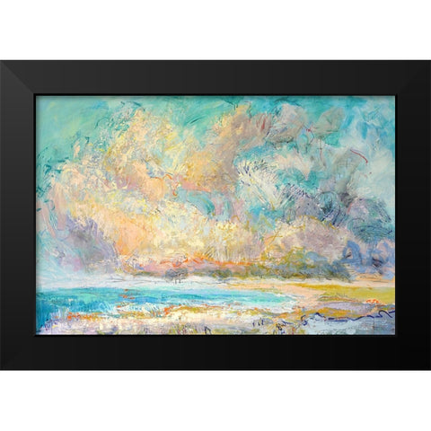 Ever Deeply II Black Modern Wood Framed Art Print by Fagan, Dorothy