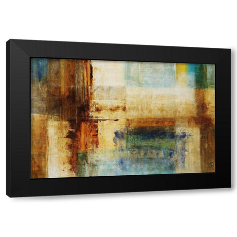 Recumbent Black Modern Wood Framed Art Print by Schicker, Joshua