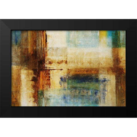Recumbent Black Modern Wood Framed Art Print by Schicker, Joshua