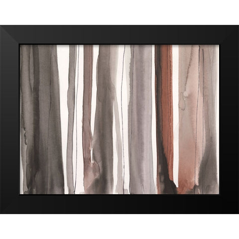 Picket Fence III Black Modern Wood Framed Art Print by Dixon, Samuel
