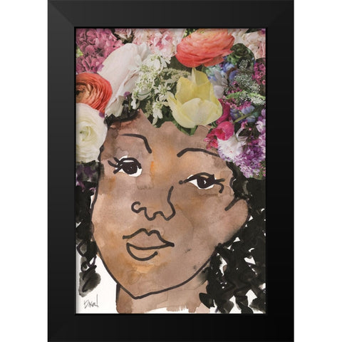 Sisters  II Black Modern Wood Framed Art Print by Dixon, Samuel