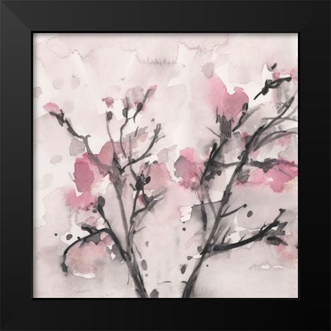 The Blossoms II Black Modern Wood Framed Art Print by Dixon, Samuel