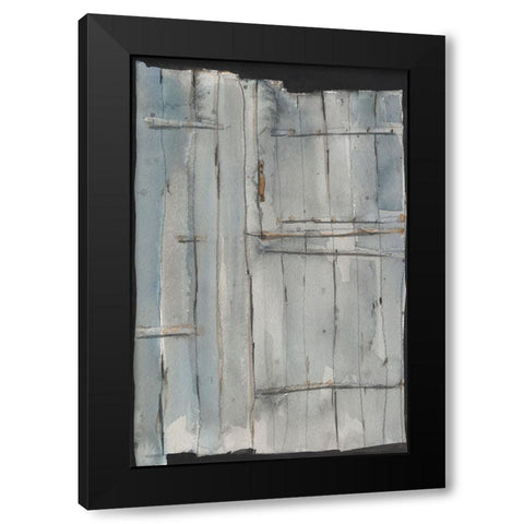 The Wooden Gate I Black Modern Wood Framed Art Print by Dixon, Samuel