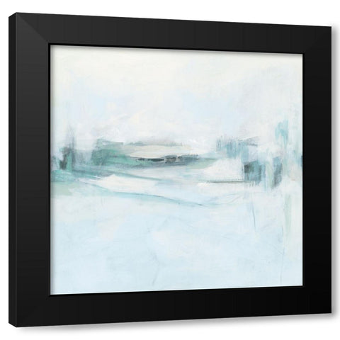 Winter Mirage II Black Modern Wood Framed Art Print by Vess, June Erica