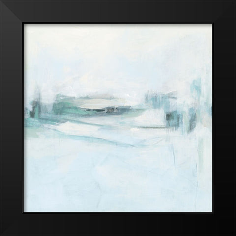 Winter Mirage II Black Modern Wood Framed Art Print by Vess, June Erica