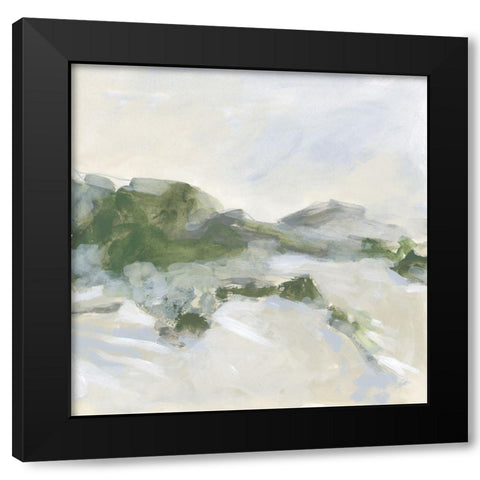 Valley Slope I Black Modern Wood Framed Art Print by Vess, June Erica