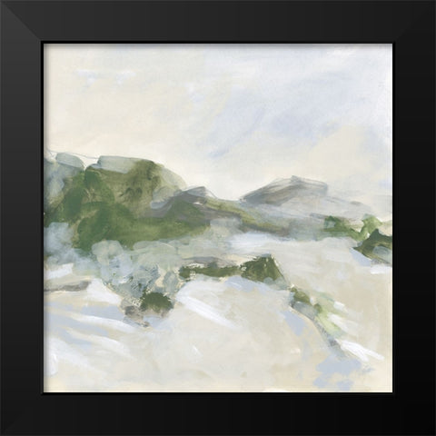 Valley Slope I Black Modern Wood Framed Art Print by Vess, June Erica