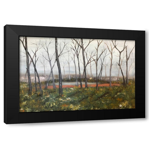 Misty Woods III Black Modern Wood Framed Art Print by Reynolds, Jade