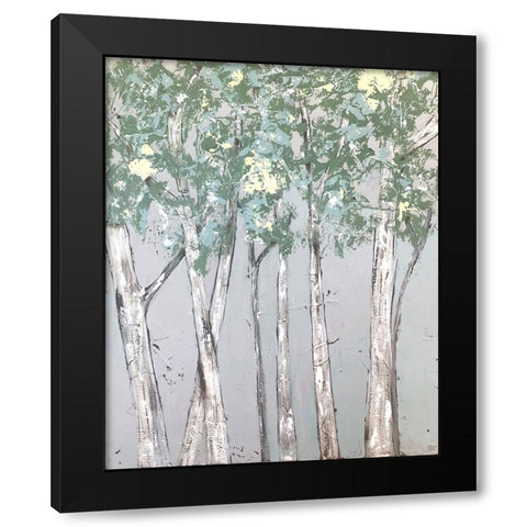 New Jubilee I Black Modern Wood Framed Art Print with Double Matting by Reynolds, Jade