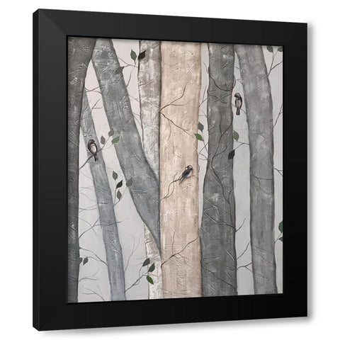 Into the Woods I Black Modern Wood Framed Art Print with Double Matting by Reynolds, Jade