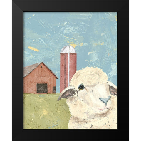 My Farm Friends I Black Modern Wood Framed Art Print by Reynolds, Jade