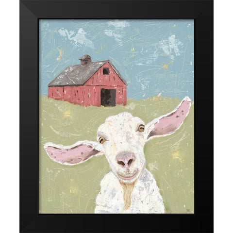 My Farm Friends III Black Modern Wood Framed Art Print by Reynolds, Jade