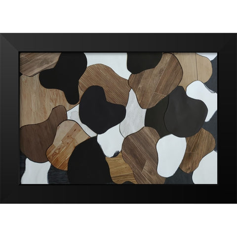 Chocolate Marshmallow Walnuts I Black Modern Wood Framed Art Print by Good, Coco