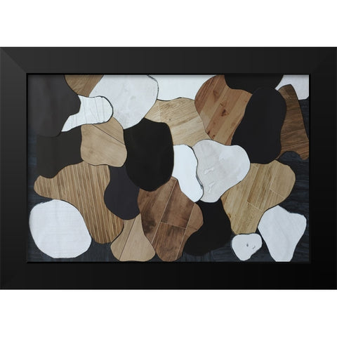 Chocolate Marshmallow Walnuts II Black Modern Wood Framed Art Print by Good, Coco