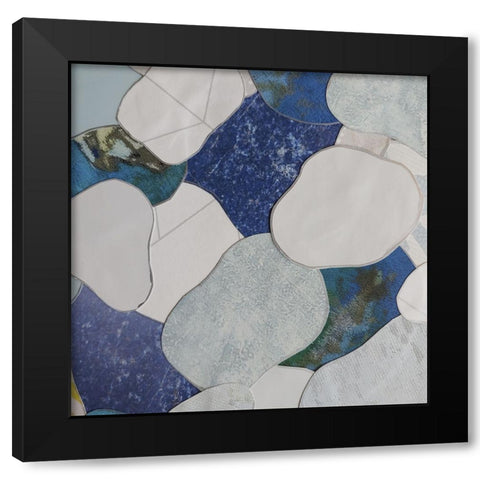Koi Fish Pond II Black Modern Wood Framed Art Print by Good, Coco