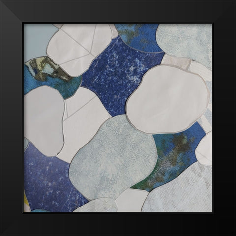 Koi Fish Pond II Black Modern Wood Framed Art Print by Good, Coco