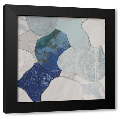 Koi Fish Pond III Black Modern Wood Framed Art Print by Good, Coco