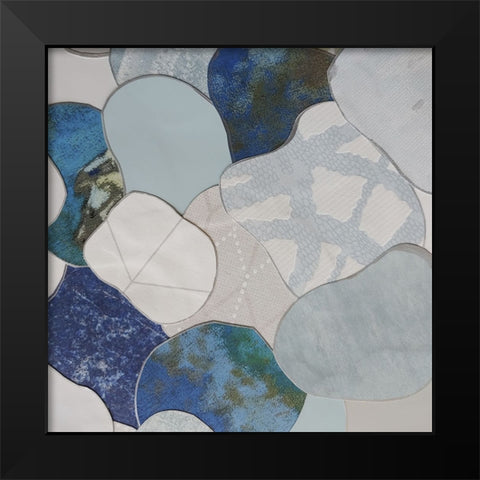 Koi Fish Pond IV Black Modern Wood Framed Art Print by Good, Coco