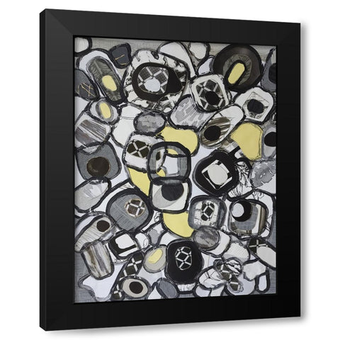 Licorice and Lemon Drops II Black Modern Wood Framed Art Print by Good, Coco