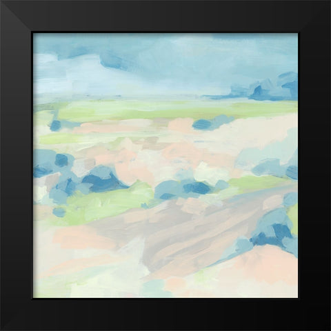 Soft Vista I Black Modern Wood Framed Art Print by Vess, June Erica