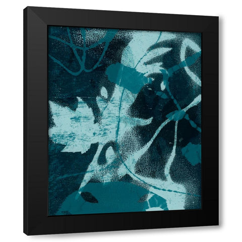 Monotone Jumbles I Black Modern Wood Framed Art Print with Double Matting by Barnes, Victoria