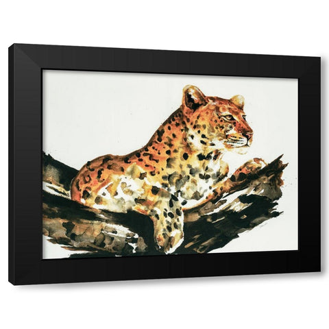 Safari Series I Black Modern Wood Framed Art Print by Schicker, Joshua