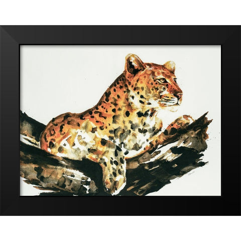 Safari Series I Black Modern Wood Framed Art Print by Schicker, Joshua