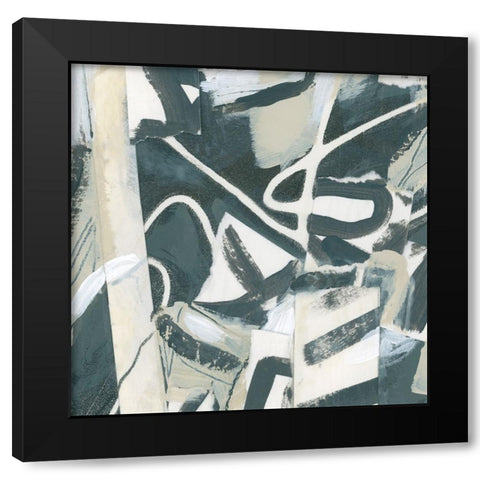 Chance Momentum I Black Modern Wood Framed Art Print by Vess, June Erica