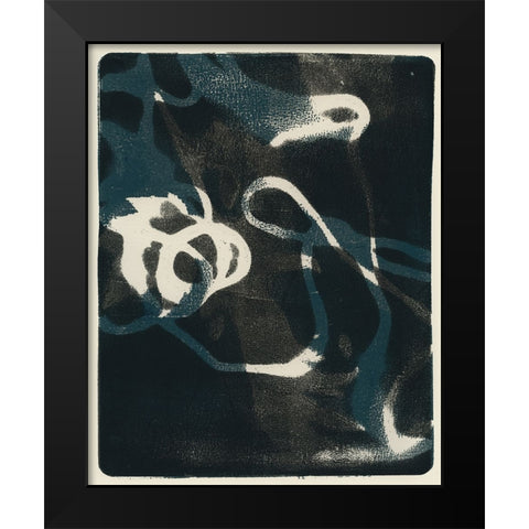 Shifting Shadows I Black Modern Wood Framed Art Print by Barnes, Victoria