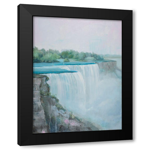 Niagara Falls River I Black Modern Wood Framed Art Print by Iafrate, Sandra