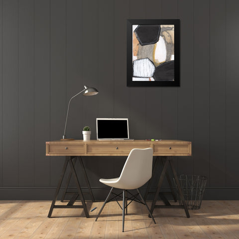Bold Impressions I Black Modern Wood Framed Art Print by Fuchs, Jodi