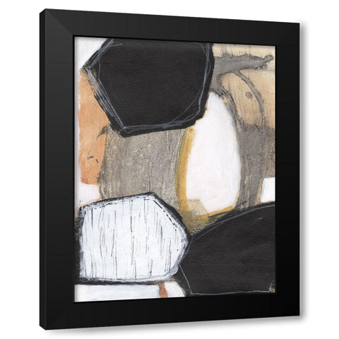 Bold Impressions I Black Modern Wood Framed Art Print with Double Matting by Fuchs, Jodi