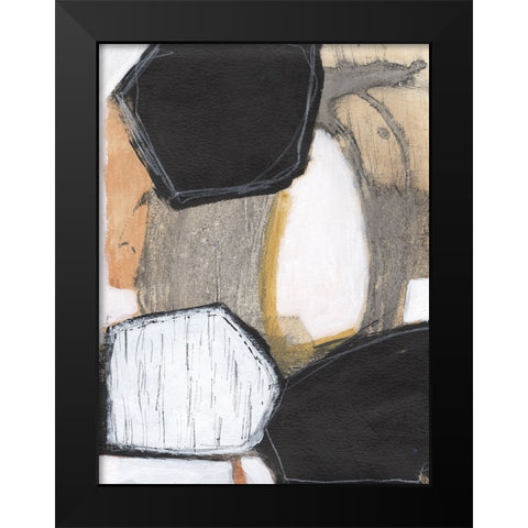 Bold Impressions I Black Modern Wood Framed Art Print by Fuchs, Jodi