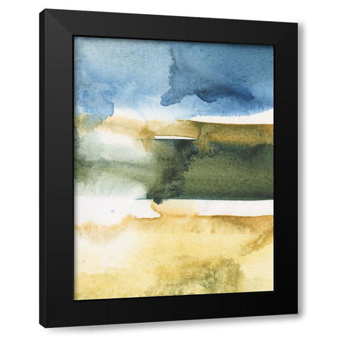 Arriving Ashore I Black Modern Wood Framed Art Print by Combs, Joyce