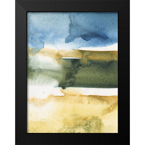 Arriving Ashore I Black Modern Wood Framed Art Print by Combs, Joyce