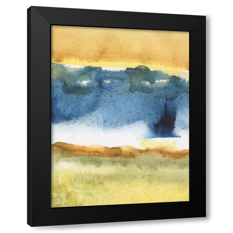 Arriving Ashore IV Black Modern Wood Framed Art Print by Combs, Joyce