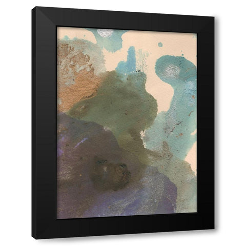 Soft Emotions II Black Modern Wood Framed Art Print by Combs, Joyce