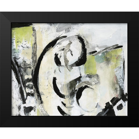 Creative Rhythms I Black Modern Wood Framed Art Print by Combs, Joyce
