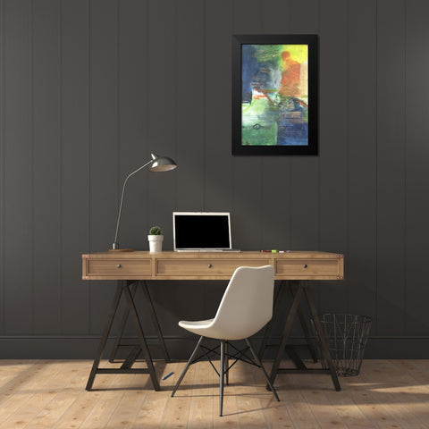 Ports of Call I Black Modern Wood Framed Art Print by Combs, Joyce