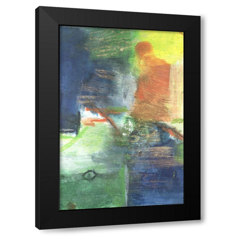 Ports of Call I Black Modern Wood Framed Art Print with Double Matting by Combs, Joyce