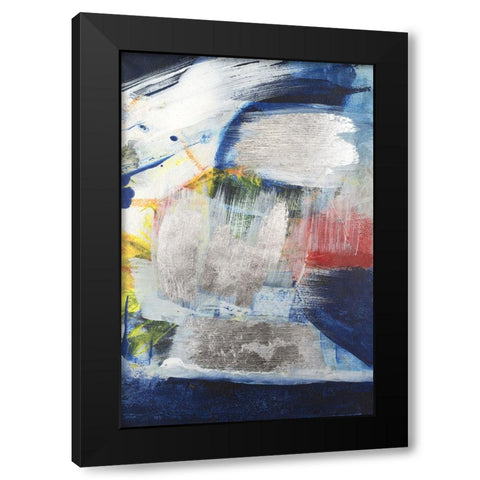 Embellished Winter Time Dreams I Black Modern Wood Framed Art Print with Double Matting by Combs, Joyce
