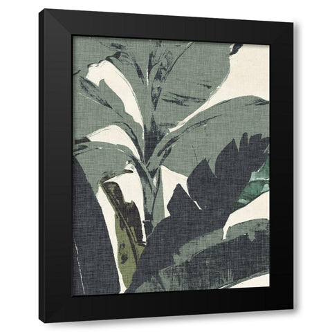 Retro Miami Palms I Black Modern Wood Framed Art Print by Parker, Jennifer Paxton