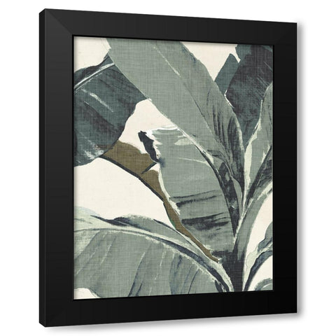 Retro Miami Palms II Black Modern Wood Framed Art Print with Double Matting by Parker, Jennifer Paxton