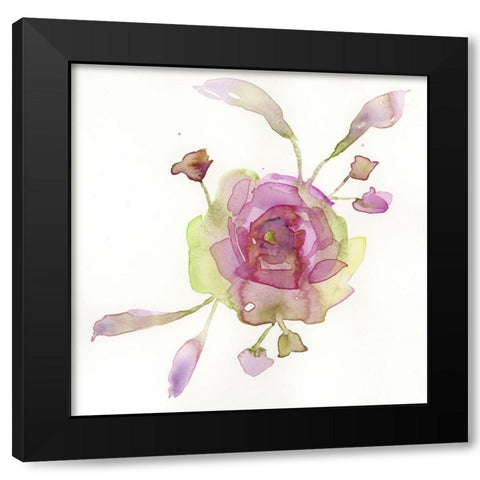 Blossoms and Roots V Black Modern Wood Framed Art Print with Double Matting by Quin, Marabeth