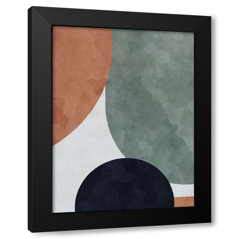 Abstract of Shapes I Black Modern Wood Framed Art Print by Aldridge, Ashley