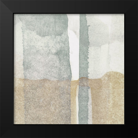 Tan Aria I Black Modern Wood Framed Art Print by Aryai, Sia