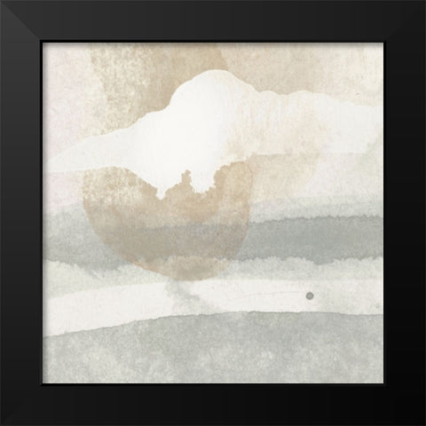 Tan Aria II Black Modern Wood Framed Art Print by Aryai, Sia